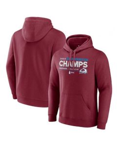 Men's Colorado Avalanche Burgundy 2022 Stanley Cup Champions Winger Pullover Hoodie