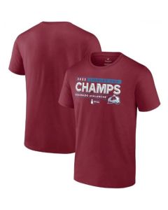 Men's Colorado Avalanche Burgundy 2022 Stanley Cup Champions Winger T-Shirt