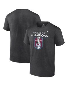 Men's Colorado Avalanche Charcoal 2022 Stanley Cup Champions Locker Room T-Shirt