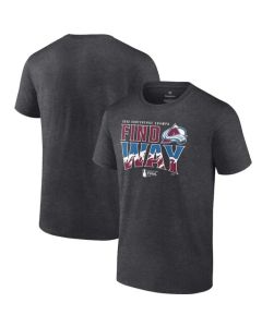 Men's Colorado Avalanche Heathered Charcoal 2022 Roster T-Shirt