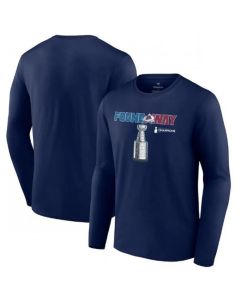 Men's Colorado Avalanche Navy 2022 Stanley Cup Champions Celebration Long Sleeve T-Shirt