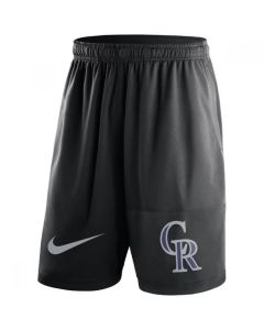 Men's Colorado Rockies Black Dry Fly Shorts