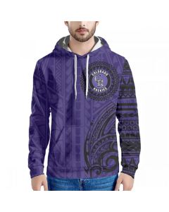 Men's Colorado Rockies Purple Hoodie