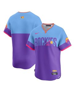 Men's Colorado Rockies Purple/Light Blue 2025 City Connect Limited Jersey