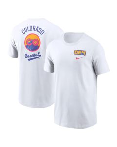 Men's Colorado Rockies White 2025 City Connect Graphic T-Shirt
