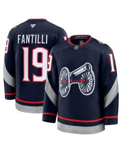 Men's Columbus Blue Jackets #19 Adam Fantilli Navy 2024-25 Stitched Hockey Jersey