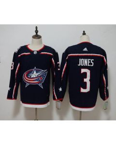 Men's Columbus Blue Jackets #3 Seth Jones Navy Stitched NHL Jersey