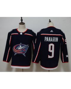 Men's Columbus Blue Jackets #9 Artemi Panarin Navy Stitched NHL Jersey