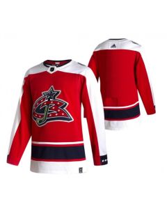 Men's Columbus Blue Jackets Blank 2020-21 Red Reverse Retro Stitched Jersey