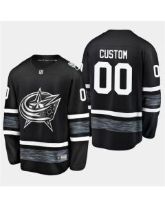 Men's Columbus Blue Jackets Custom 2019 NHL All Star Black Stitched Jersey