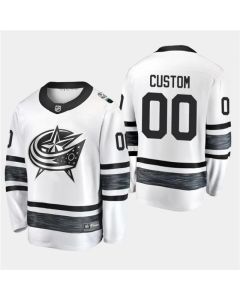 Men's Columbus Blue Jackets Custom 2019 NHL All Star White Stitched Jersey