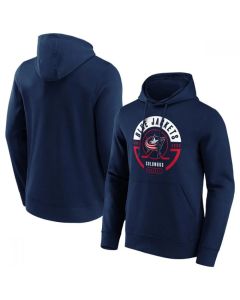 Men's Columbus Blue Jackets Navy Block Party Hoodie