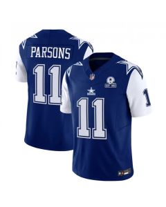 Men's Dallas Cowboys #11 Micah Parsons 2023 F.U.S.E. Navy With Established In 1960 Patch Stitched Football Jersey