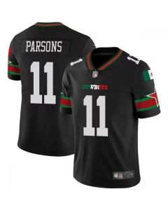 Men's Dallas Cowboys #11 Micah Parsons Black Mexico Vapor Limited Stitched Football Jersey
