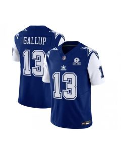 Men's Dallas Cowboys #13 Michael Gallup Navy 2023 F.U.S.E. With 1960 Patch Vapor Limited Stitched Football Jersey