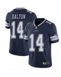 Men's Dallas Cowboys #14 Andy Dalton Navy Vapor Untouchable Limited Stitched Jersey
