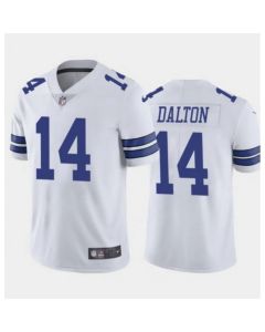Men's Dallas Cowboys #14 Andy Dalton White Vapor Untouchable Limited Stitched Jersey