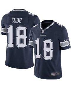 Men's Dallas Cowboys #18 Randall Cobb Navy Vapor Untouchable Limited Stitched NFL Jersey (Navy)
