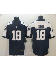 Men's Dallas Cowboys #18 Randall Cobb Navy Vapor Untouchable Limited Stitched NFL Jersey