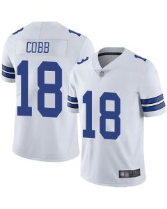 Men's Dallas Cowboys #18 Randall Cobb White Vapor Untouchable Limited Stitched NFL Jersey