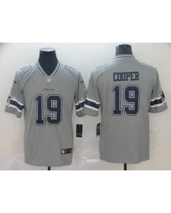 Men's Dallas Cowboys #19 Amari Cooper Gary Inverted Legend Stitched NFL Jersey