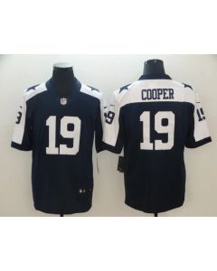 Men's Dallas Cowboys #19 Amari Cooper Navy Thanksgiving Vapor Untouchable Limited Stitched NFL Jersey
