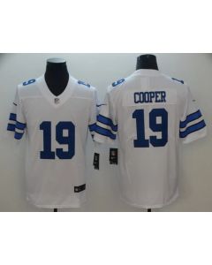 Men's Dallas Cowboys #19 Amari Cooper White Vapor Untouchable Limited Stitched NFL Jersey