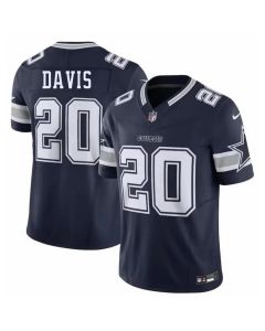 Men's Dallas Cowboys #20 Malik Davis Navy 2026 Vapor F.U.S.E Untouchable Limited Jersey (Navy)