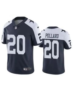 Men's Dallas Cowboys #20 Tony Pollard Navy Color Rush Limited Stitched Jersey