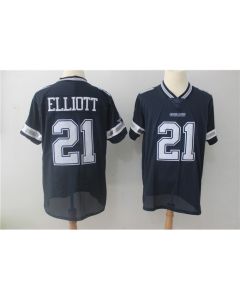 Men's Dallas Cowboys #21 Ezekiel Elliott Navy Vapor Untouchable Stitched NFL Jersey