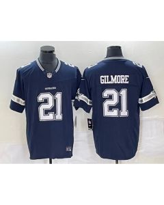 Men's Dallas Cowboys #21 Stephon Gilmore Navy 2023 F.U.S.E. Limited Stitched Football Jersey