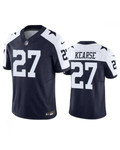 Men's Dallas Cowboys #27 Jayron Kearse Navy 2023 F.U.S.E. Vapor Limited Stitched Football Jersey