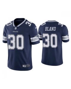 Men's Dallas Cowboys #30 DaRon Bland Navy Vapor Limited Stitched Jersey