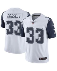 Men's Dallas Cowboys #33 Tony Dorsett White Stitched Jersey