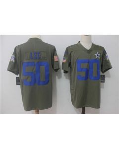 Men's Dallas Cowboys #50 Sean Lee Olive Salute To Service Limited Stitched NFL Jersey
