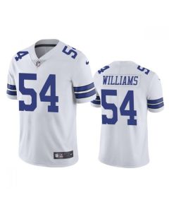 Men's Dallas Cowboys #54 Sam Williams White Vapor Limited Stitched Jersey