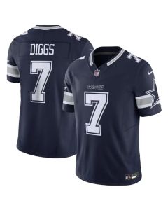 Men's Dallas Cowboys #7 Trevon Diggs Navy 2023 F.U.S.E. Limited Stitched Football Jersey