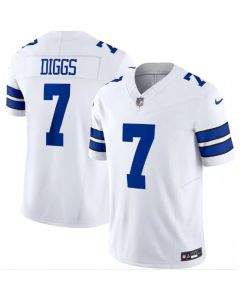Men's Dallas Cowboys #7 Trevon Diggs White 2023 F.U.S.E. Limited Stitched Football Jersey