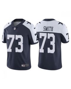 Men's Dallas Cowboys #73 Tyler Smith Navy Thanksgiving Vapor Limited Stitched Jersey