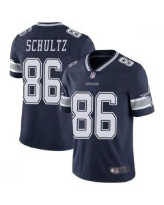 Men's Dallas Cowboys #86 Dalton Schultz Navy Vapor Untouchable Limited Stitched Jersey