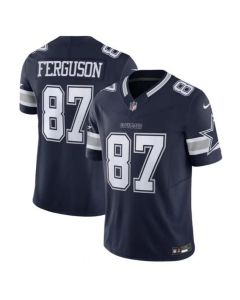 Men's Dallas Cowboys #87 Jake Ferguson Navy 2023 F.U.S.E. Vapor Untouchable Limited Stitched Football Jersey