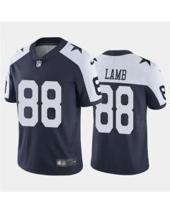 Men's Dallas Cowboys #88 CeeDee Lamb Navy Vapor Stitched Jersey
