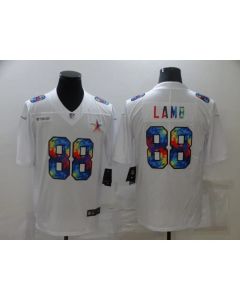 Men's Dallas Cowboys #88 CeeDee Lamb White Crucial Catch Limited Stitched Jersey