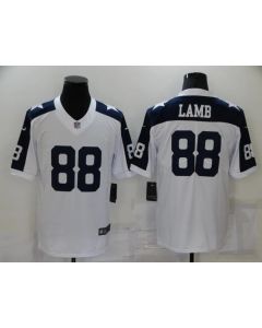 Men's Dallas Cowboys #88 CeeDee Lamb White Stitched Jersey