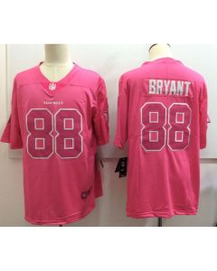 Men's Dallas Cowboys #88 Dez Bryant Pink Limited Rush Stitched NFL Jersey