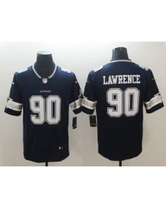 Men's Dallas Cowboys #90 Demarcus Lawrence Navy Vapor Untouchable NFL Limited Stitched Jersey