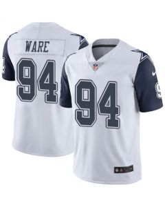Men's Dallas Cowboys #94 DeMarcus Ware White Vapor Limited Stitched Jersey