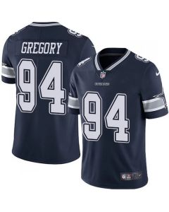 Men's Dallas Cowboys #94 Randy Gregory Navy Limited Stitched Jersey