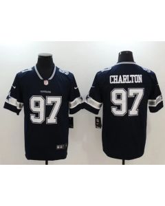 Men's Dallas Cowboys #97 Taco Charlton Navy Vapor Untouchable Player Limited Jersey