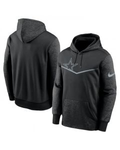 Men's Dallas Cowboys Black Reflective Therma Hoodie